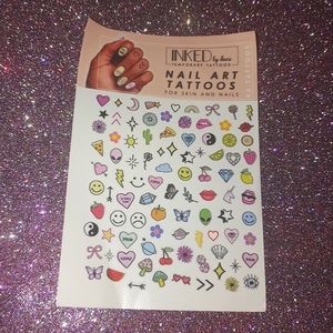 Color Nail Art Tattoos INKED by Dani